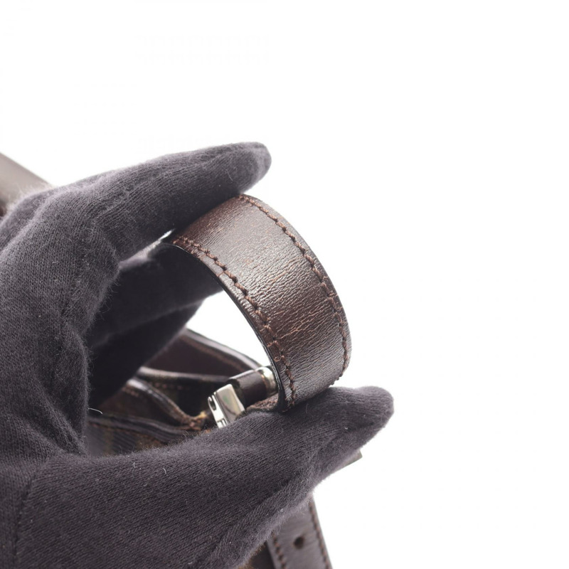 FENDI Zucca 肩背包 帆布皮革 棕色 二手 女士-14