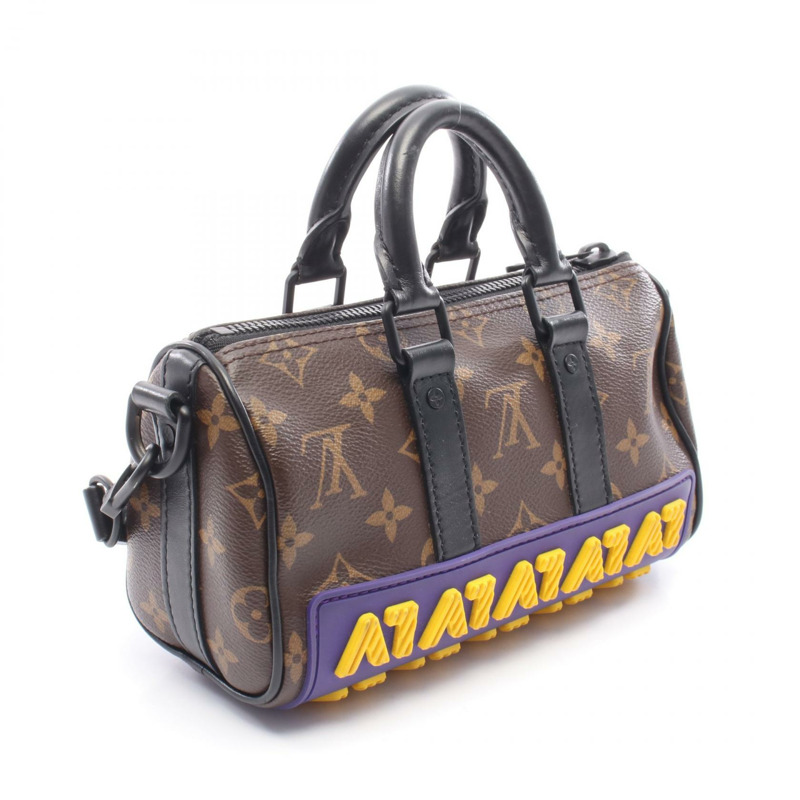 路易威登 Keepall XS LV 橡膠斜背包 M45788 Monogram 帆布 二手-1