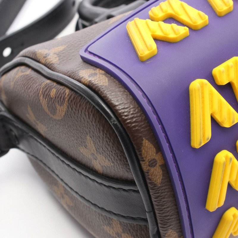 路易威登 Keepall XS LV 橡膠斜背包 M45788 Monogram 帆布 二手-6