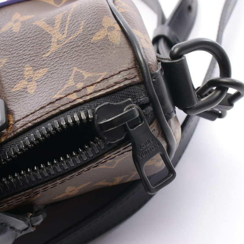 路易威登 Keepall XS LV 橡膠斜背包 M45788 Monogram 帆布 二手-8