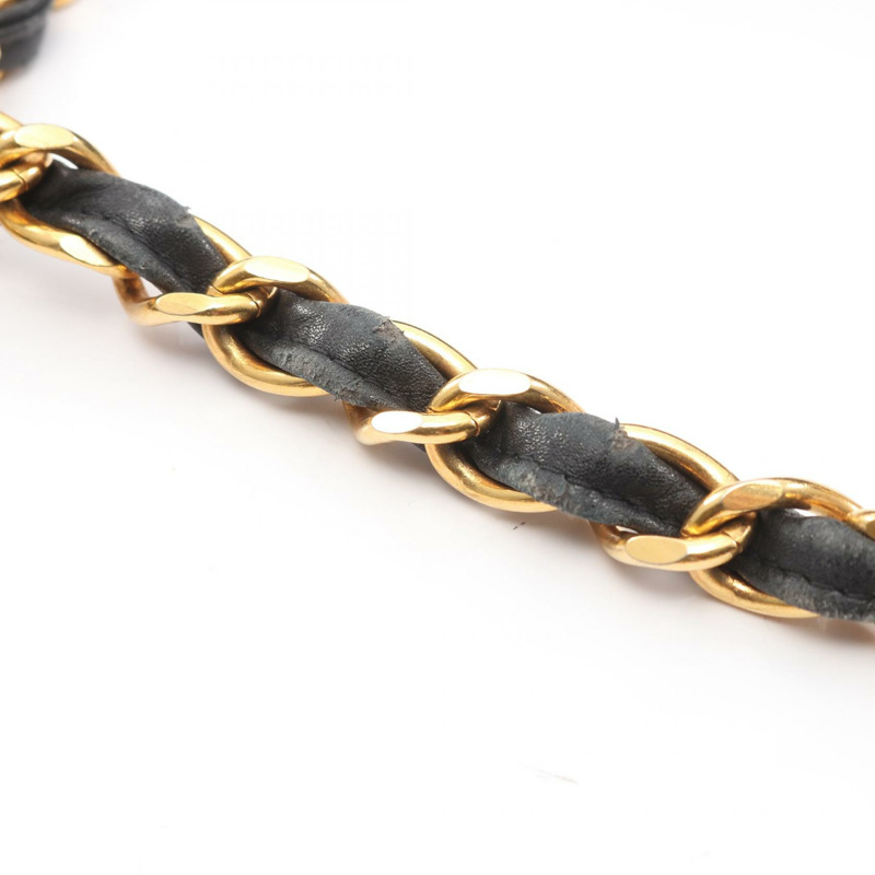 香奈兒 (CHANEL) Matelasse Jumbo 單肩包，羊皮材質，黑色，二手，女士款，金色五金-11