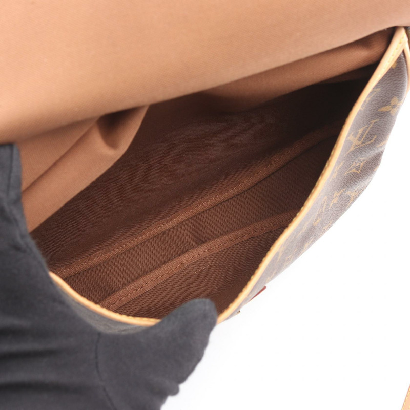 路易威登 Saumur 30 肩挎包 M42256 Monogram 皮革 棕色 LV-3