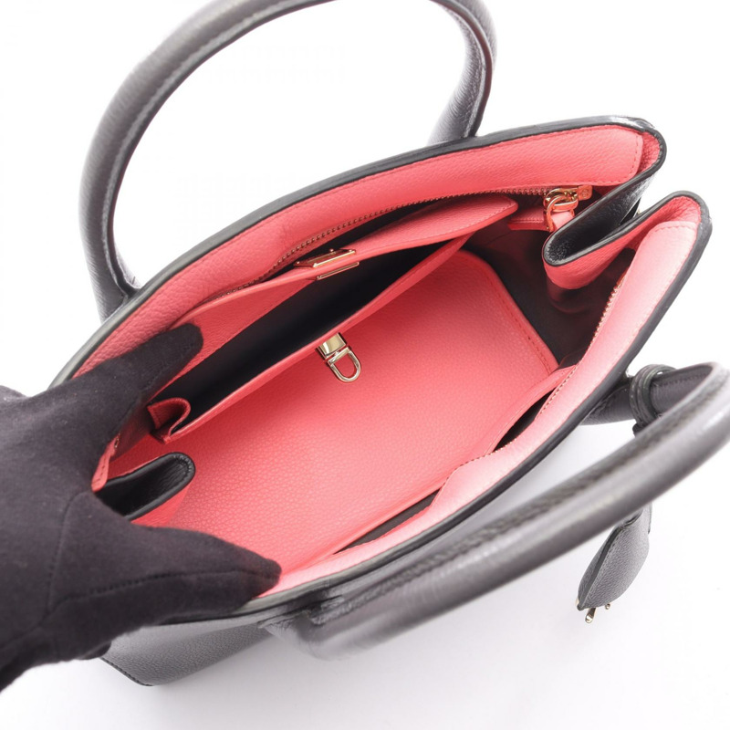 Dior Open Bar 小號手提包,灰色皮革,二手女款-2