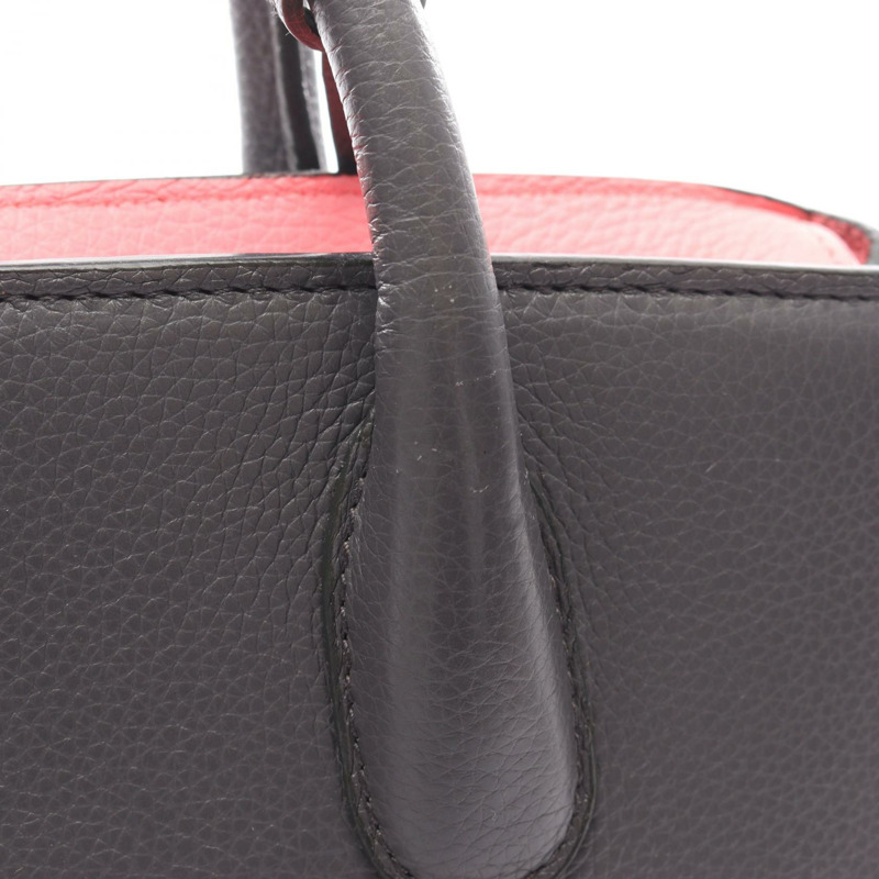 Dior Open Bar 小號手提包,灰色皮革,二手女款-4
