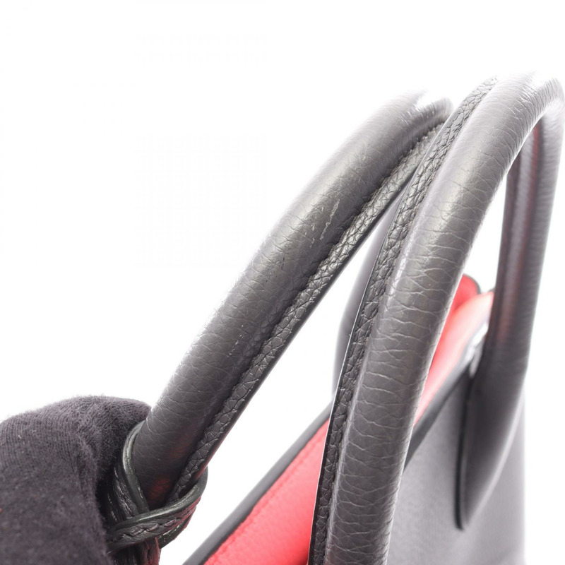 Dior Open Bar 小號手提包,灰色皮革,二手女款-5