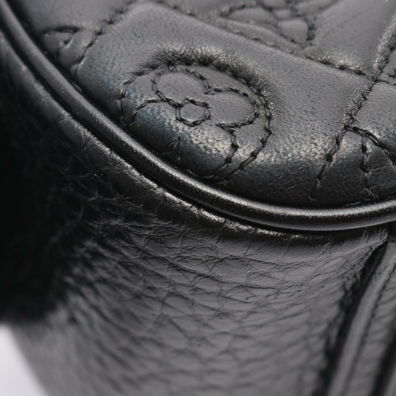 路易威登 Klara 單肩包 M95105 Monogram Vienna 皮革 黑色 二手 女士-5