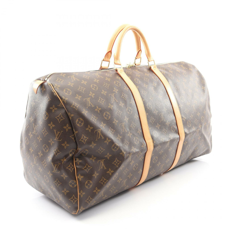 路易威登 Keepall 60 手提包 M41422 Monogram 帆布皮革棕色二手 LV-1