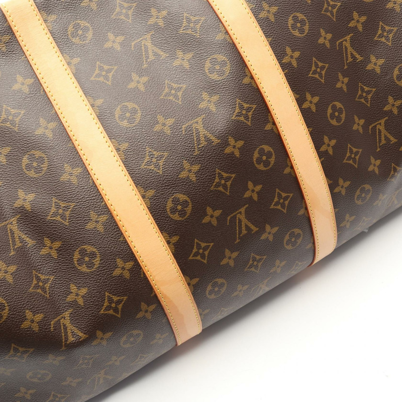 路易威登 Keepall 60 手提包 M41422 Monogram 帆布皮革棕色二手 LV-5
