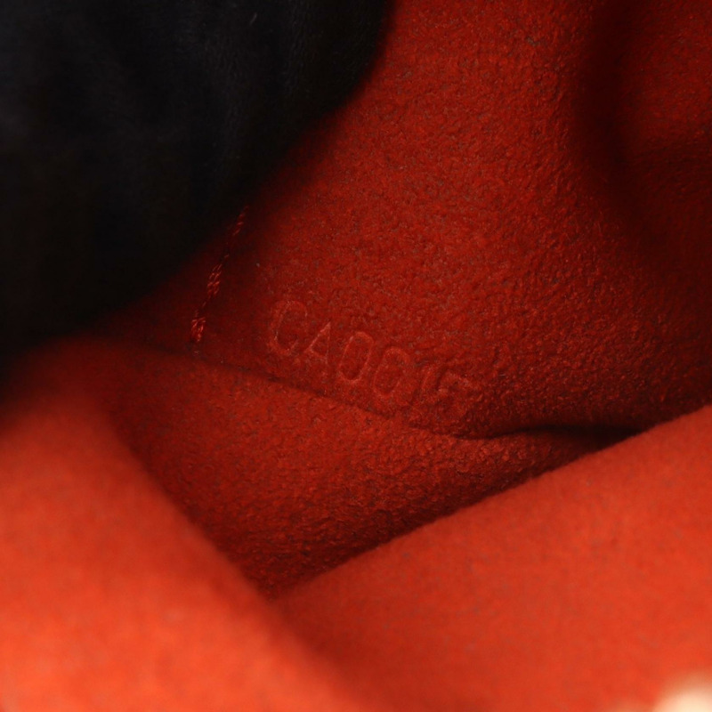 路易威登 Sarria 迷你手提包 N51286 Damier Ebene 帆布皮革 棕色 二手-4