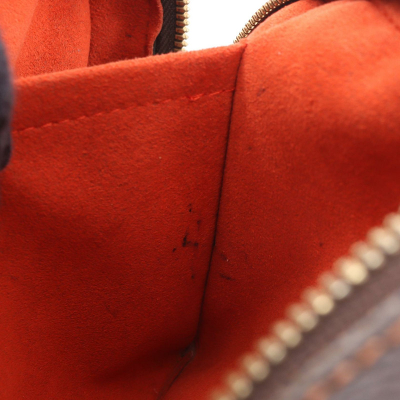 路易威登 Sarria 迷你手提包 N51286 Damier Ebene 帆布皮革 棕色 二手-6