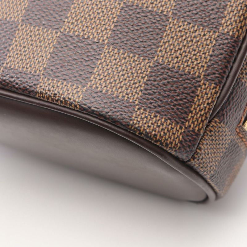 路易威登 Sarria 迷你手提包 N51286 Damier Ebene 帆布皮革 棕色 二手-8