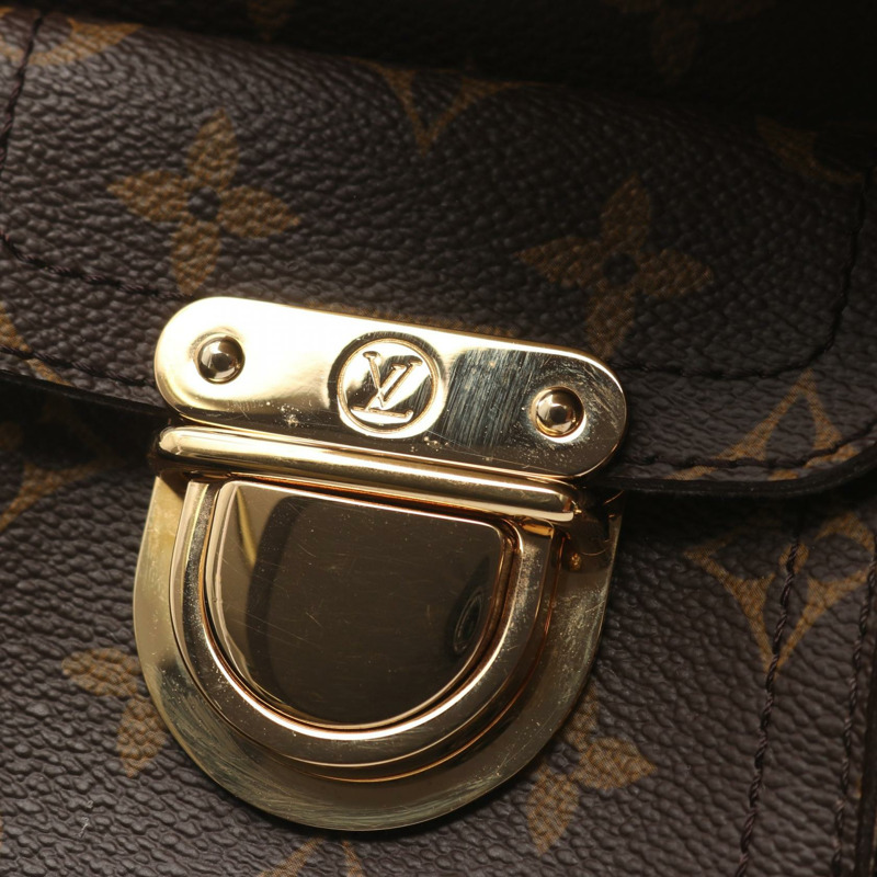 路易威登 Hudson PM 單肩包 M40027 Monogram 皮革 棕色 二手 女士-6