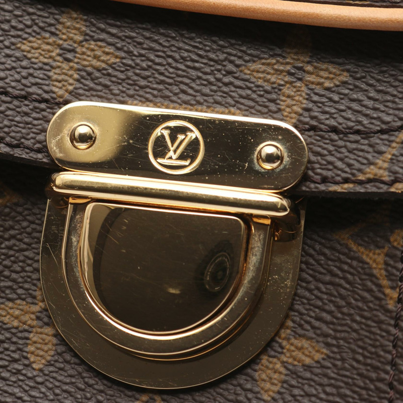 路易威登 Hudson PM 單肩包 M40027 Monogram 皮革 棕色 二手 女士-7