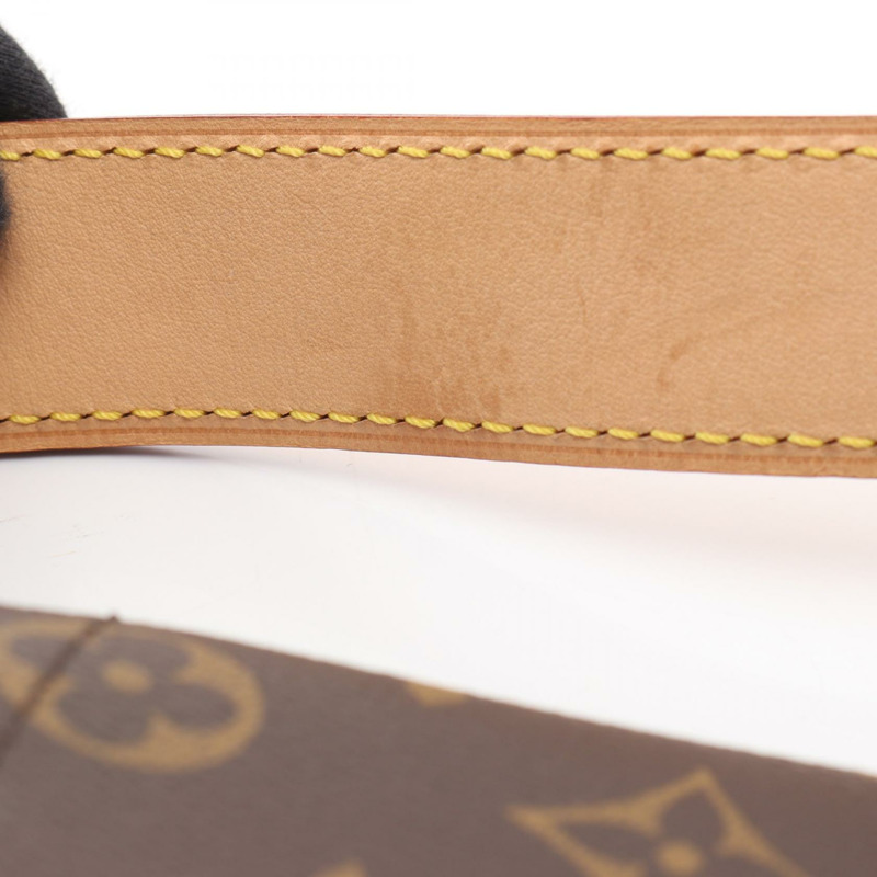 路易威登 Hudson PM 單肩包 M40027 Monogram 皮革 棕色 二手 女士-9