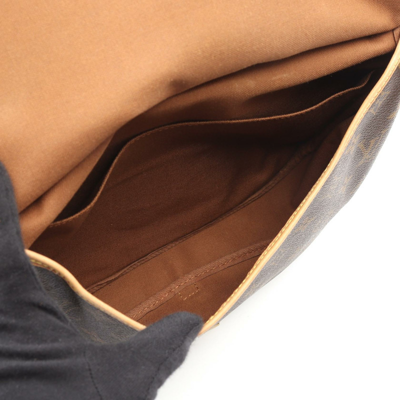 路易威登 Saumur 30 斜背包 M42256 Monogram 帆布皮革 LV-3