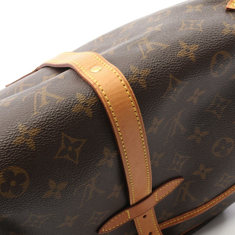路易威登 Saumur 30 斜背包 M42256 Monogram 帆布皮革 LV-10