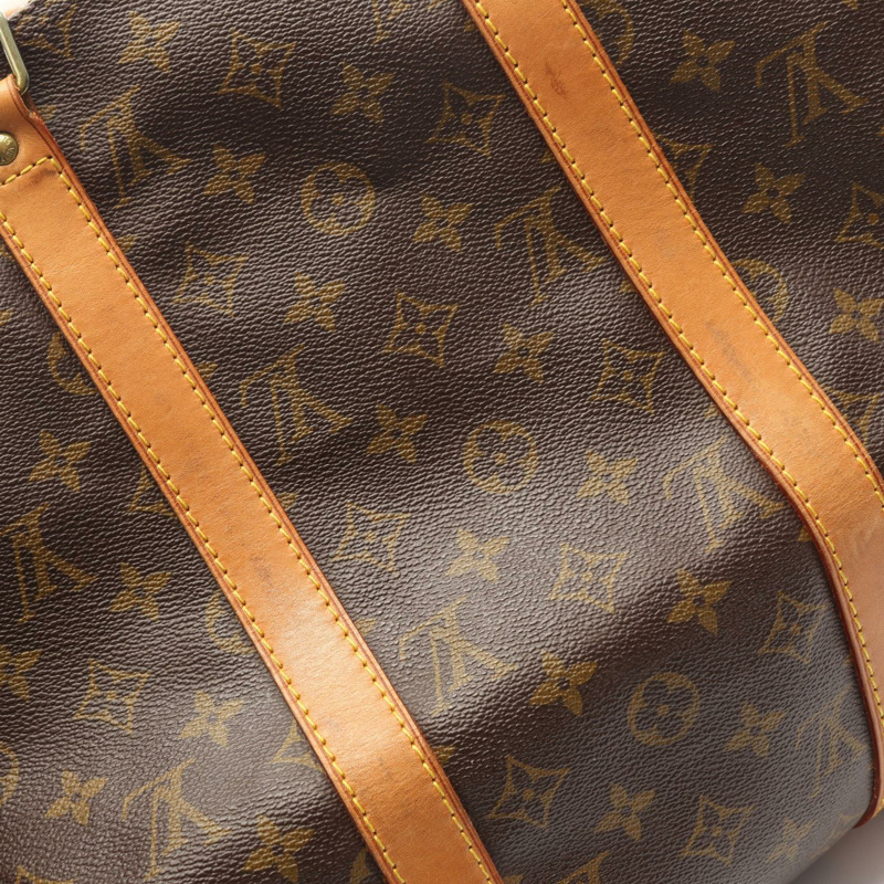 路易威登 Keepall50 手提包 M41426 Monogram 帆布皮革棕色二手男女通用-12