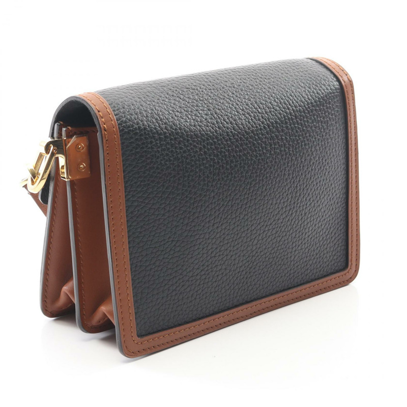 路易威登 Daufine MINI 肩斜背包 M55073 Taurillon 黑色皮革-1