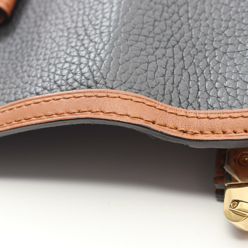 路易威登 Daufine MINI 肩斜背包 M55073 Taurillon 黑色皮革-8