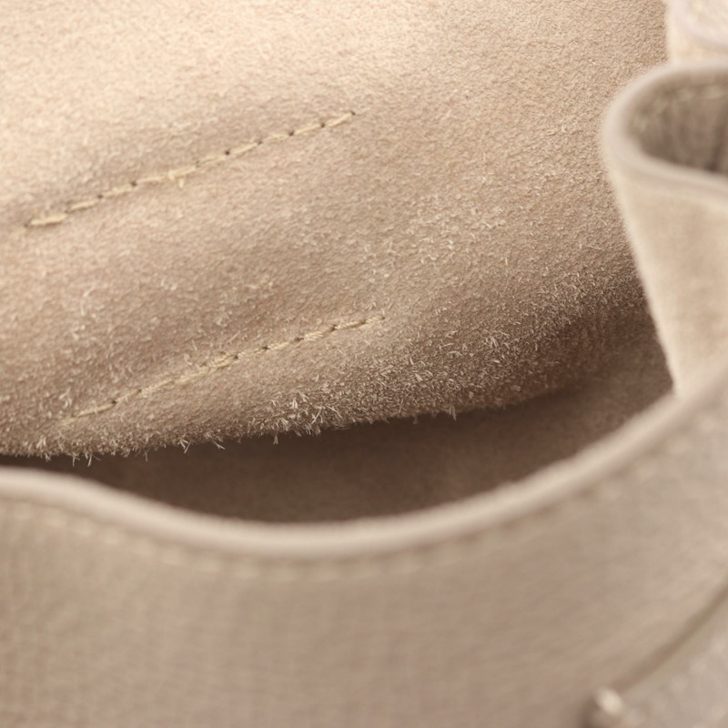 CELINE 大號水桶肩背包,米色皮革,二手女款-4