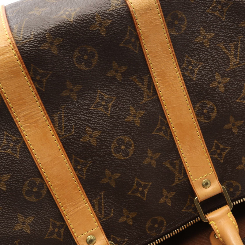 路易威登 Keepall 45 手提包 M41428 Monogram 帆布皮革棕色二手 LV-9