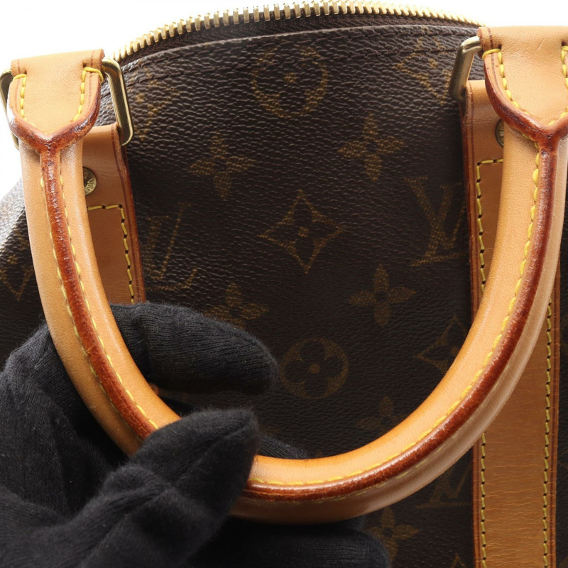 路易威登 Keepall 45 手提包 M41428 Monogram 帆布皮革棕色二手 LV-10