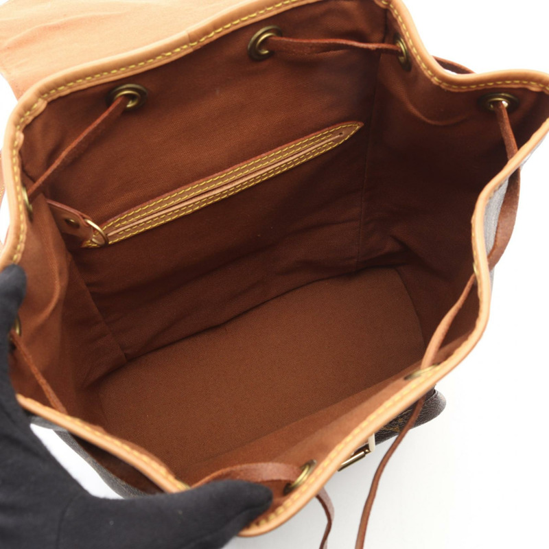 路易威登 Montsouris MM 雙肩包 M51136 Monogram 帆布 二手 LV-2