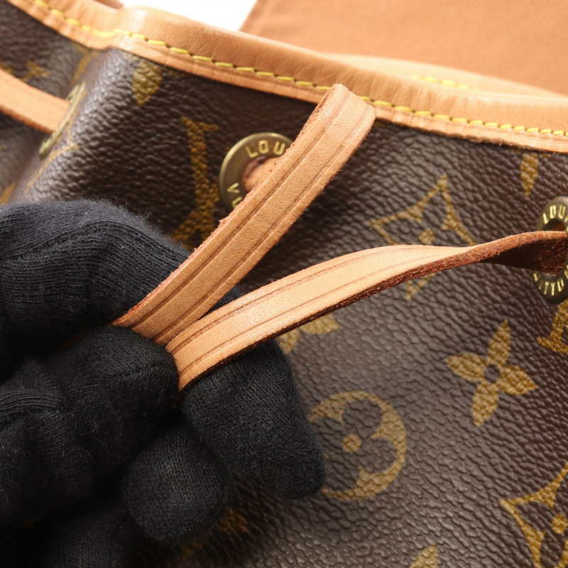 路易威登 Montsouris MM 雙肩包 M51136 Monogram 帆布 二手 LV-9