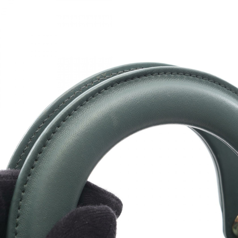 Dior Lady Dior 小號肩斜背包,綠色皮革,二手女款-6