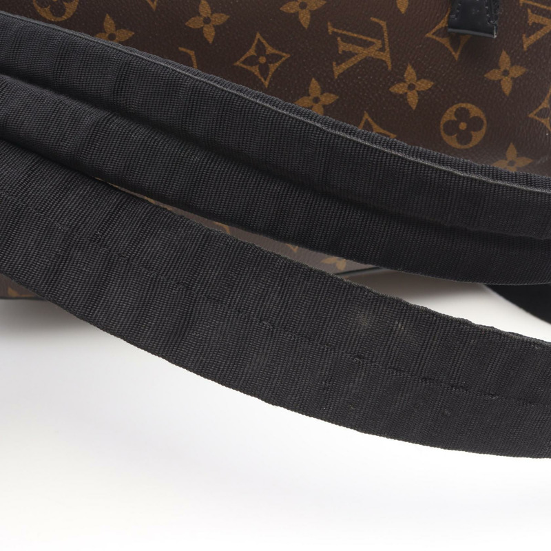 路易威登 Josh 雙肩包 M41530 Monogram macassa 棕色黑色 二手 LV-7