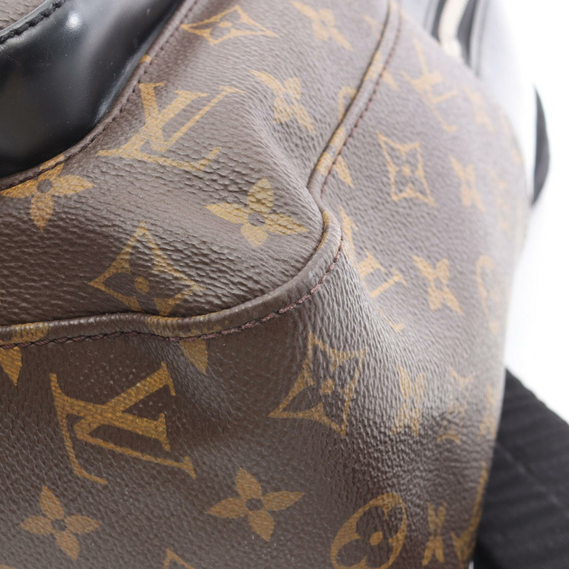 路易威登 Josh 雙肩包 M41530 Monogram macassa 棕色黑色 二手 LV-9