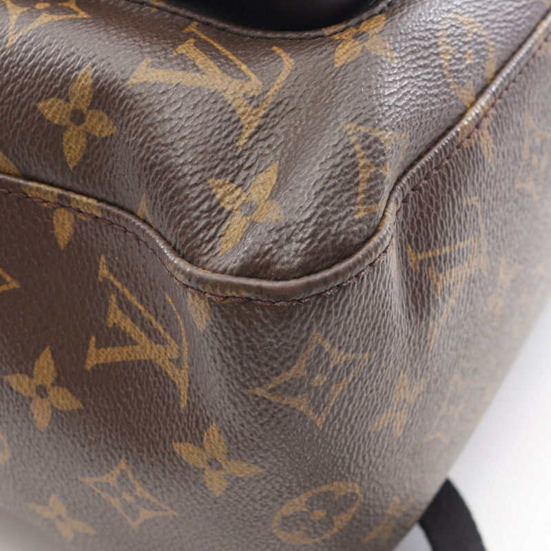 路易威登 Josh 雙肩包 M41530 Monogram macassa 棕色黑色 二手 LV-10