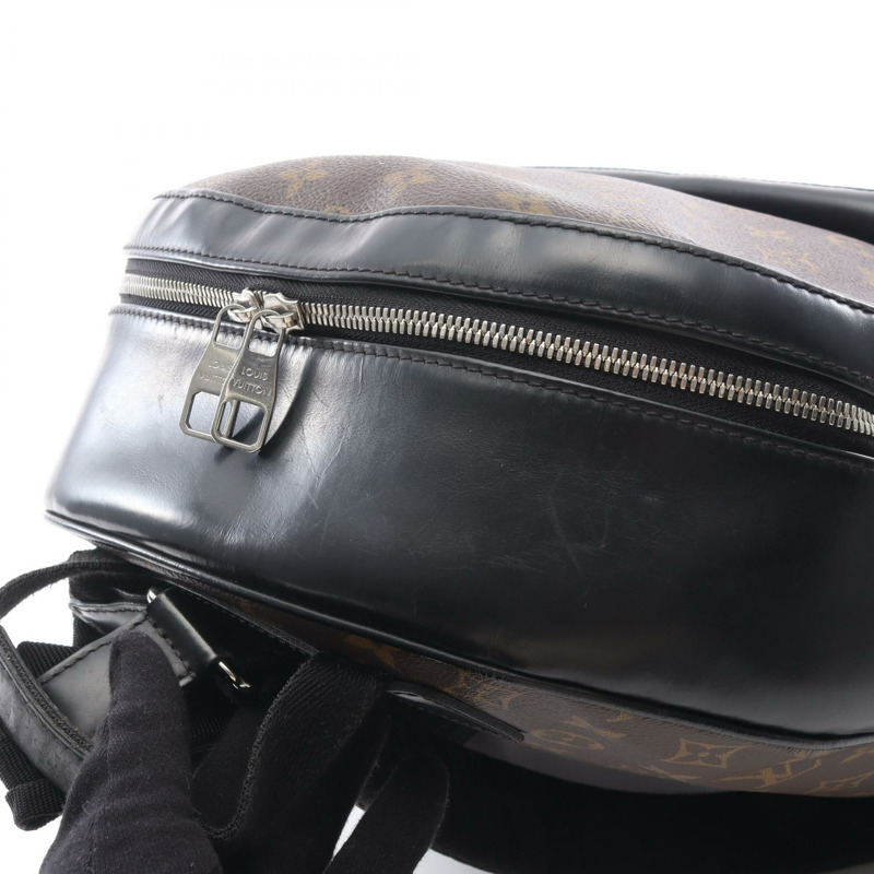 路易威登 Josh 雙肩包 M41530 Monogram macassa 棕色黑色 二手 LV-12