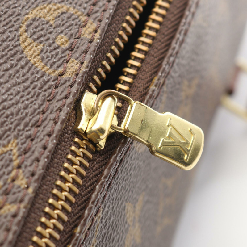 路易威登 Papillon 26 Old 手提包 M51366 Monogram 帆布皮革棕色二手-8