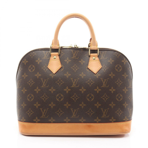 路易威登 Alma PM 手提包 M51130 Monogram 帆布皮革棕色二手女士