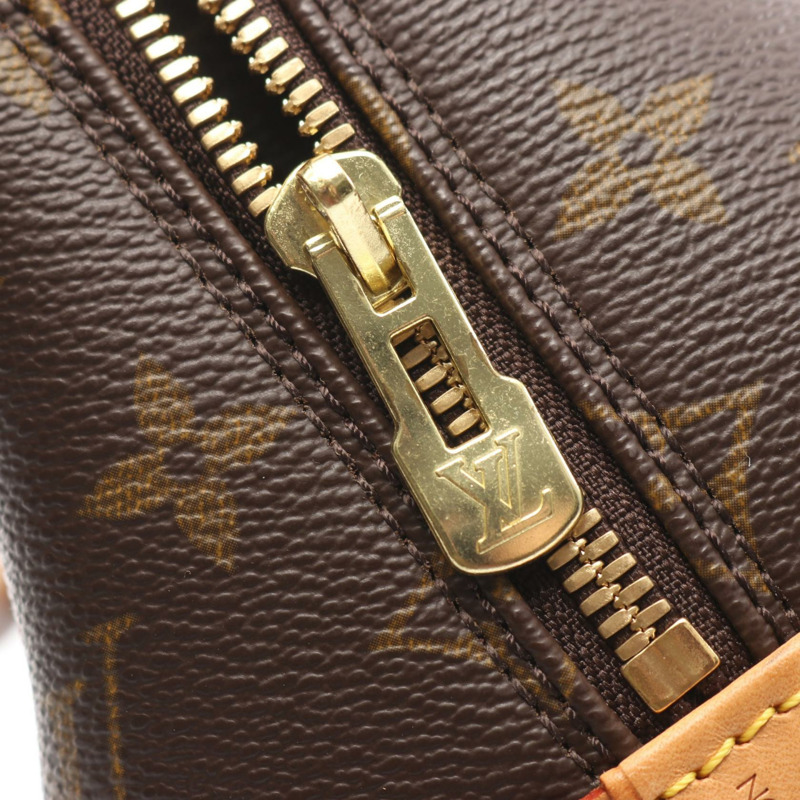 路易威登 Alma PM 手提包 M51130 Monogram 帆布皮革棕色二手女士-5