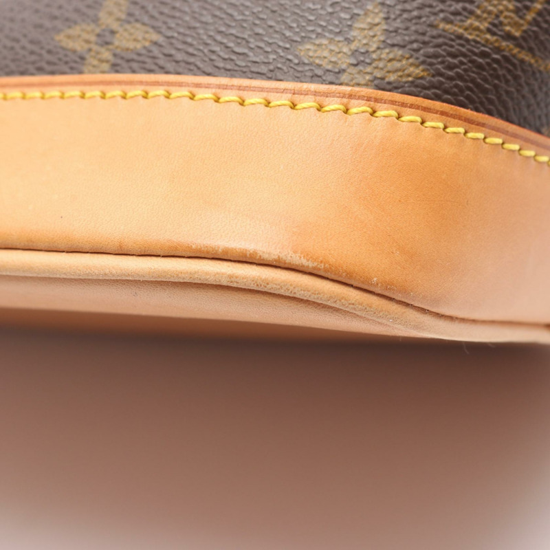 路易威登 Alma PM 手提包 M51130 Monogram 帆布皮革棕色二手女士-7