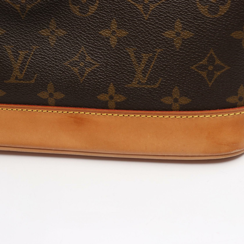 路易威登 Alma PM 手提包 M51130 Monogram 帆布皮革棕色二手女士-8