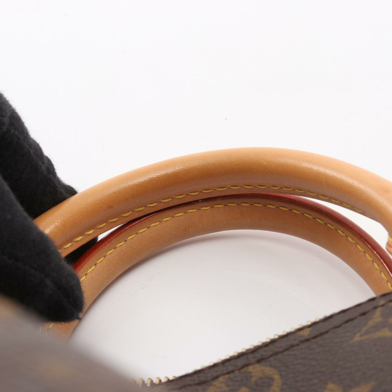 路易威登 Speedy 30 旅行手提包 M41526 Monogram 皮革 棕色 二手-7