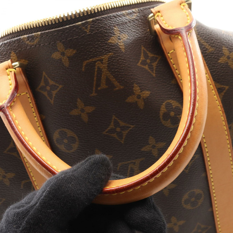 路易威登 Keepall 55 手提包 M41424 Monogram 帆布皮革棕色二手 LV-9