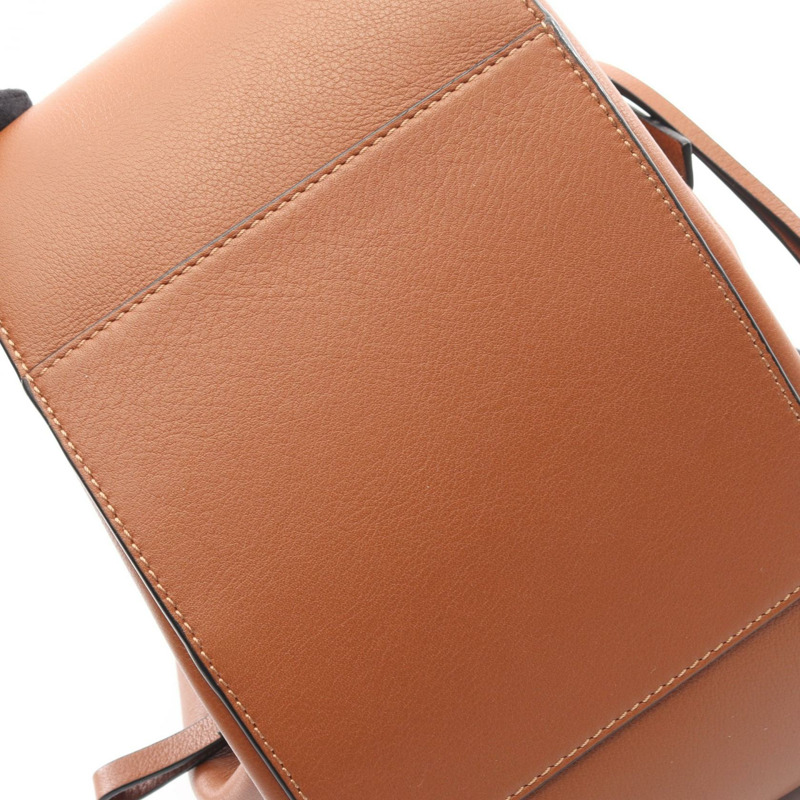 LOEWE HAMMOCK 小單肩手提包,棕色皮革,二手女款-8