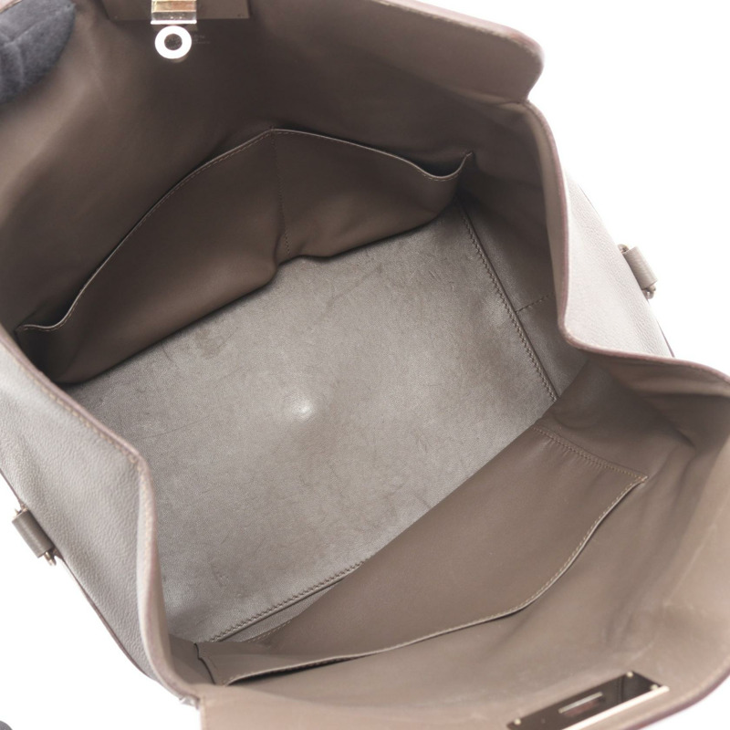 愛馬仕 Toolbox 26 單肩手提包 Evercolor 皮革 灰色 Etain SHW 二手 女士-2