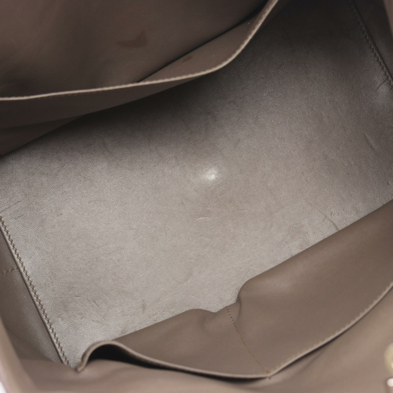 愛馬仕 Toolbox 26 單肩手提包 Evercolor 皮革 灰色 Etain SHW 二手 女士-12