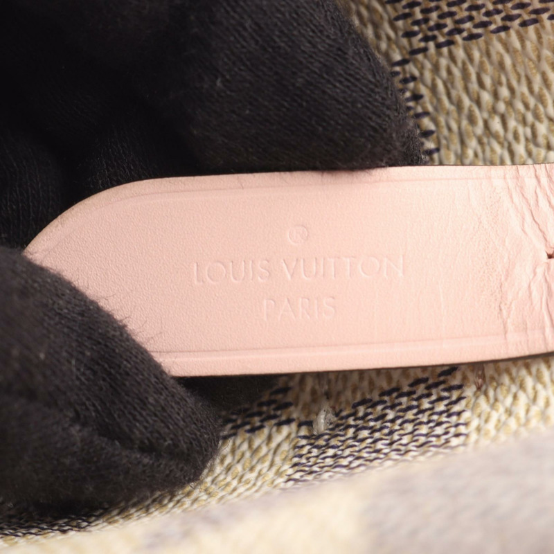 LOUIS VUITTON Neonoe 單肩斜挎包 N40152 Damier Azur 玫瑰淡香水 二手-3