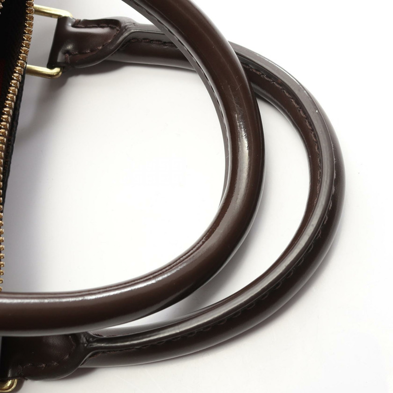 LOUIS VUITTON Speedy Bandouliere 25 斜背包手提包 N41368 Damier Ebene 二手-6