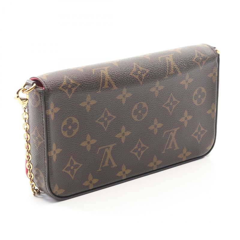 路易威登 Pochette Felicie 鏈條斜背包 M28627 Monogram 二手-1