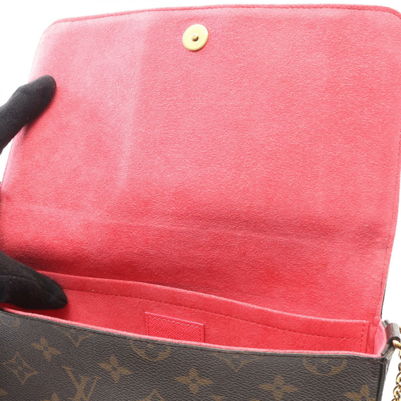路易威登 Pochette Felicie 鏈條斜背包 M28627 Monogram 二手-5