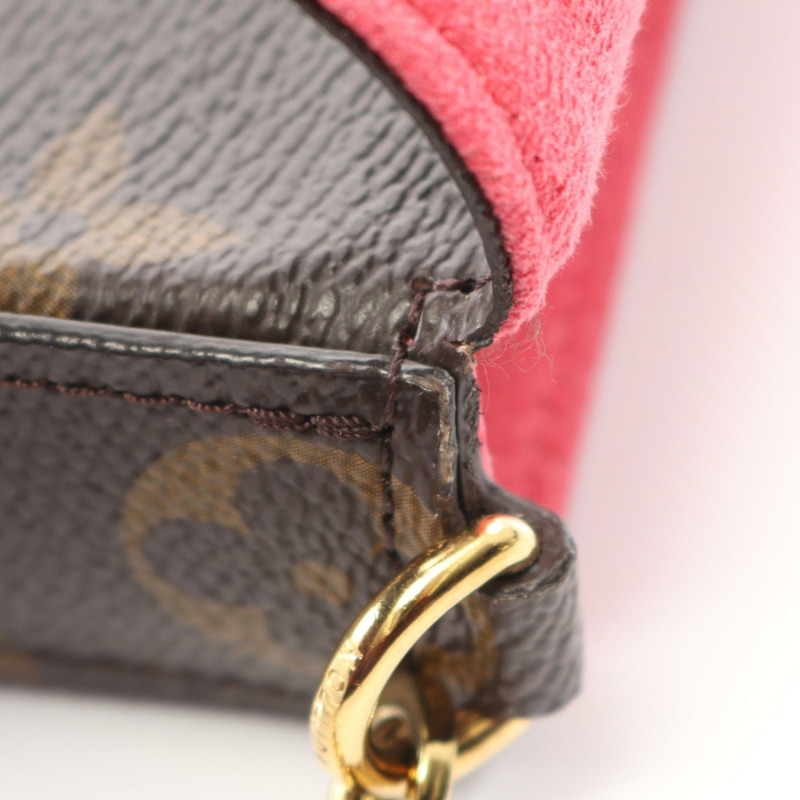 路易威登 Pochette Felicie 鏈條斜背包 M28627 Monogram 二手-7