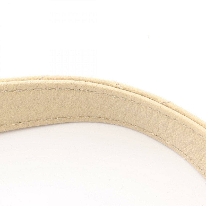 香奈兒 (CHANEL) Matelasse 手提包,粒面小牛皮,米色,二手,女士,金色五金,CC標誌,Coco-5