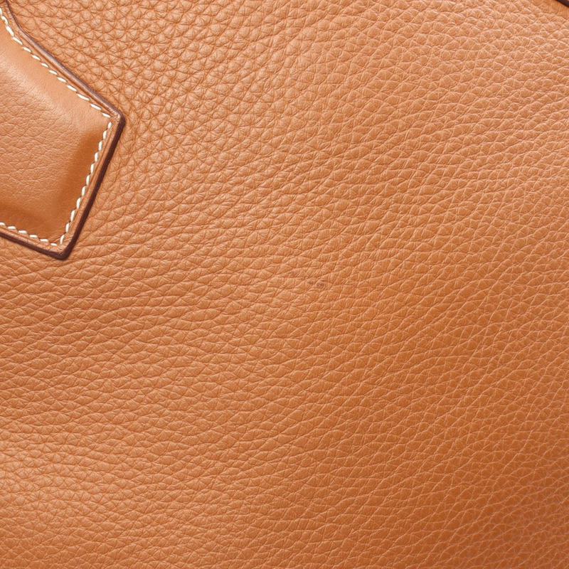 愛馬仕 Victoria Cabas 32 手提單肩包 047589CK Taurillon Clemence 金色 SHW-9